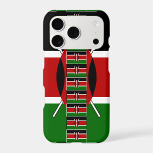Kenya Seamless Miniature Flags Border Frames Art 