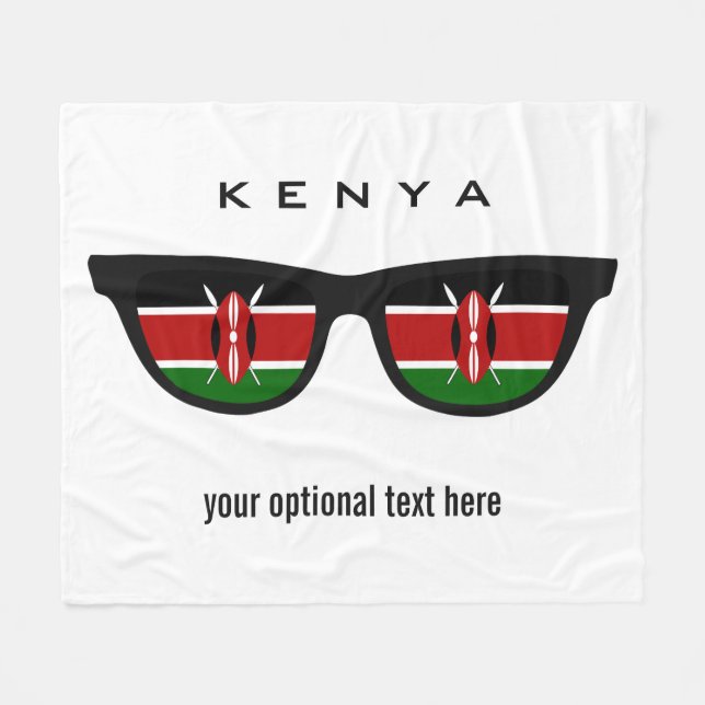Kenya Shades custom fleece blankets (Front (Horizontal))