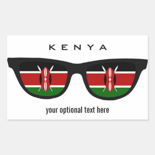 Kenya Shades custom stickers