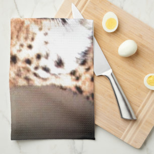 Kenya Tour Safari Cheetah Tear Marks Tea Towel