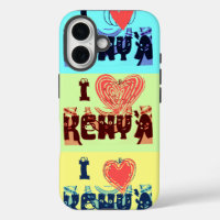 Kenya Travel Souvenir Pop Art Print