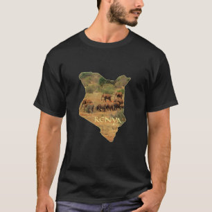 Kenya With Elephants Africa T-Shirt