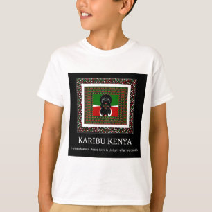 Kenyan Celebration: A Heartfelt Kenyan Welcome T-Shirt
