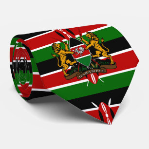 Kenyan Flag & Coat of Arms, Flag of Kenya Tie