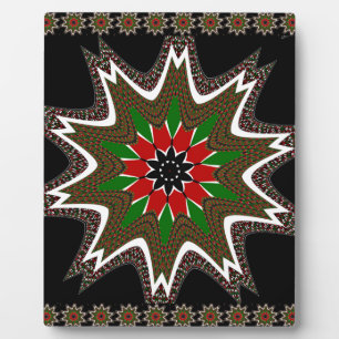 Kenyan Flag Colours Art Print/Graphic Plaque