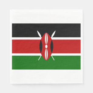 Kenyan Flag (Kenya) Napkin
