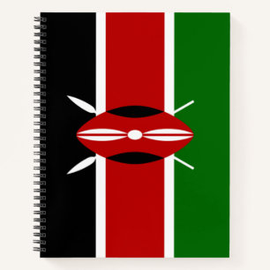 Kenyan Flag (Kenya) Notebook