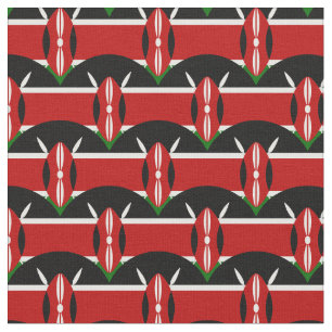 Kenyan Flag & Kenya Trendy Fabric /fashion