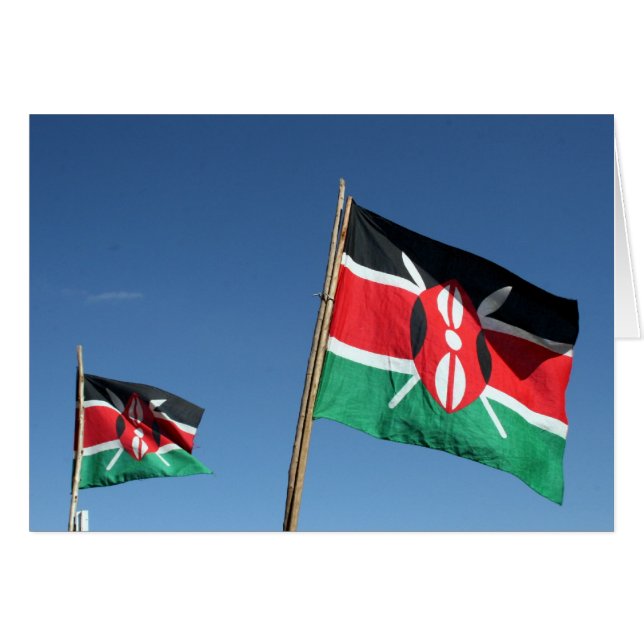 Kenyan flags (Front Horizontal)