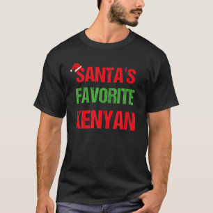 Kenyan Funny Kenya Pajama Christmas Gift T-Shirt