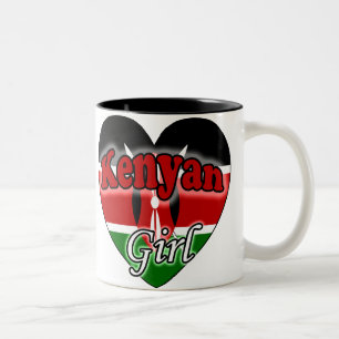 Kenyan Girl Two-Tone Coffee Mug