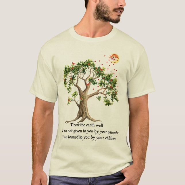 Kenyan Nature Proverb T-Shirt (Front)