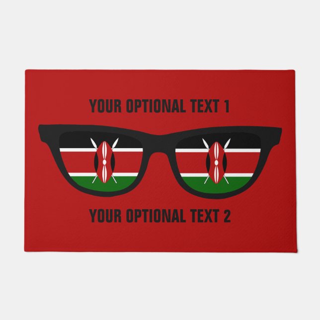 Kenyan Shades custom door mats (Front)