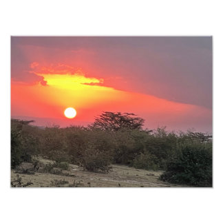 Kenyan Sunset Photo Print