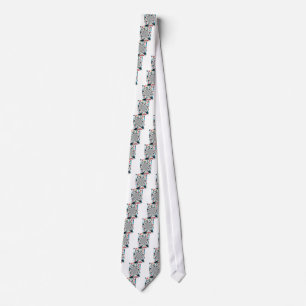Kenyan Tapestry Kaleidoscope Art Print Tie