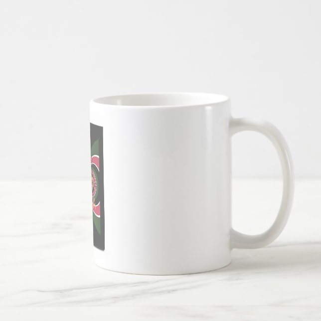Kenyan Travel Gift – Hugs & Kisses Design Coffee Mug (Right)