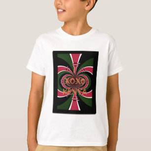 Kenyan Travel Gift – Hugs & Kisses Design T-Shirt
