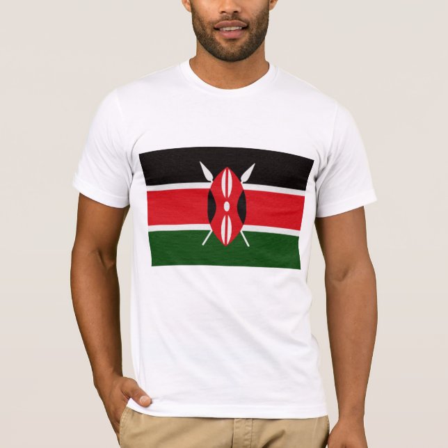 Kenya's Flag T-Shirt (Front)