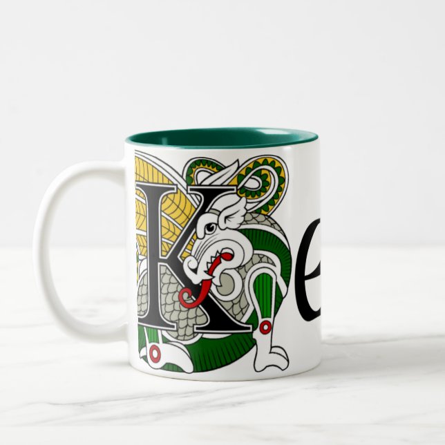 Keogh Celtic Dragon Mug (Left)