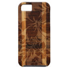 Keokea Beach Faux Wood Surfboard iPhone 5 Cases