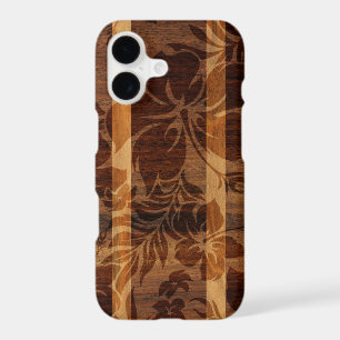 Keokea Beach Koa Faux Wood Surfboard