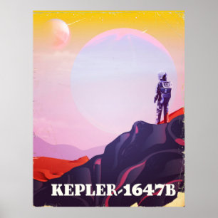 Kepler - 1647B travel poster