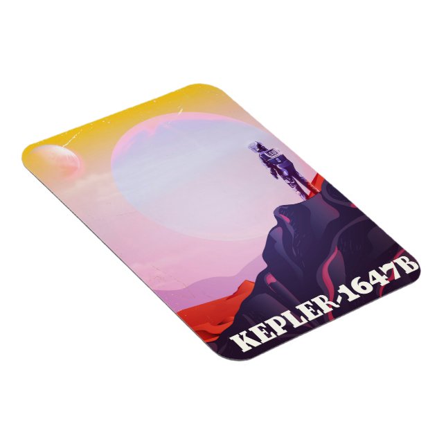 Kepler - 1647B travel poster Magnet (Right Side)