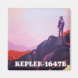 Kepler - 1647B travel poster Magnet