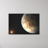 Kepler-186f Orbiting A Distant Star.