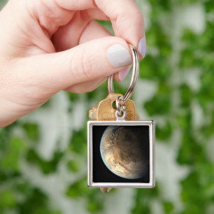 Kepler-186f Orbiting A Distant Star. Key Ring