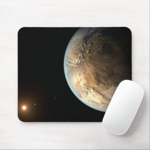 Kepler-186f Orbiting A Distant Star. Mouse Pad