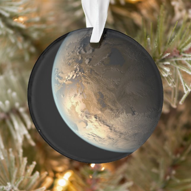 Kepler-186f Orbiting A Distant Star. Ornament (Tree)