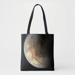 Kepler-186f Orbiting A Distant Star. Tote Bag