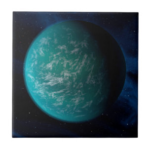 Kepler 22b, An Extrasolar Planet. Ceramic Tile