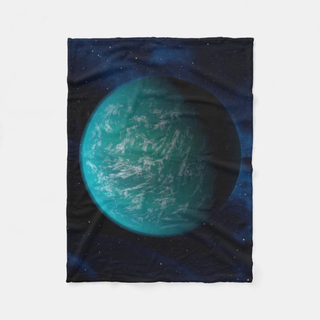 Kepler 22b, An Extrasolar Planet. Fleece Blanket (Front)