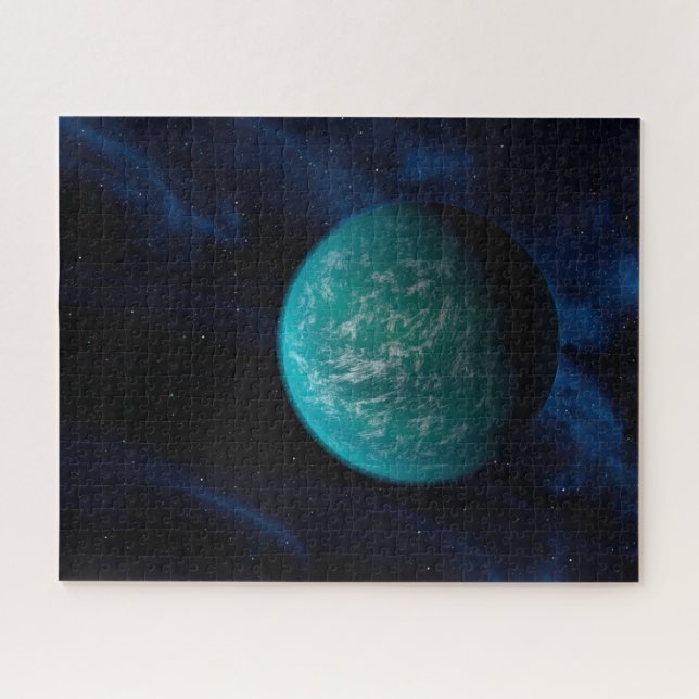 Kepler 22b, An Extrasolar Planet. Jigsaw Puzzle (Horizontal)