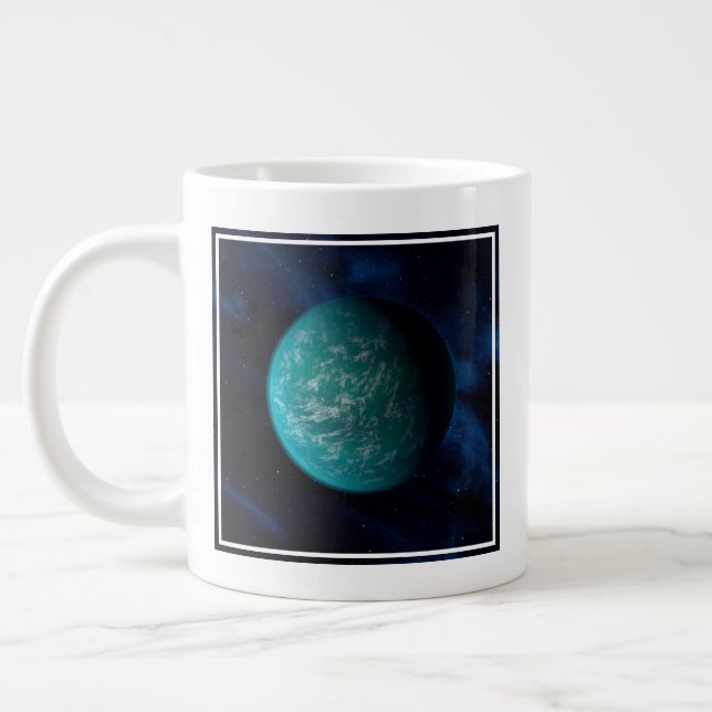 Kepler 22b, An Extrasolar Planet. Large Coffee Mug (Left)
