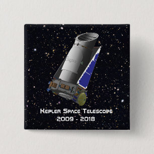 Kepler Space Telescope 15 Cm Square Badge
