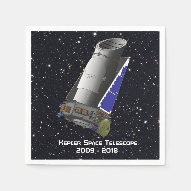Kepler Space Telescope Napkin (Front)