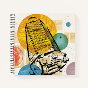 Kepler Space Telescope Poster. Notebook
