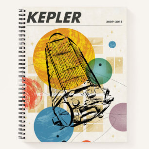Kepler Space Telescope Poster. Notebook