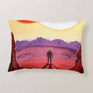 Kepler Space Travel Destination Planet Adventure Decorative Cushion