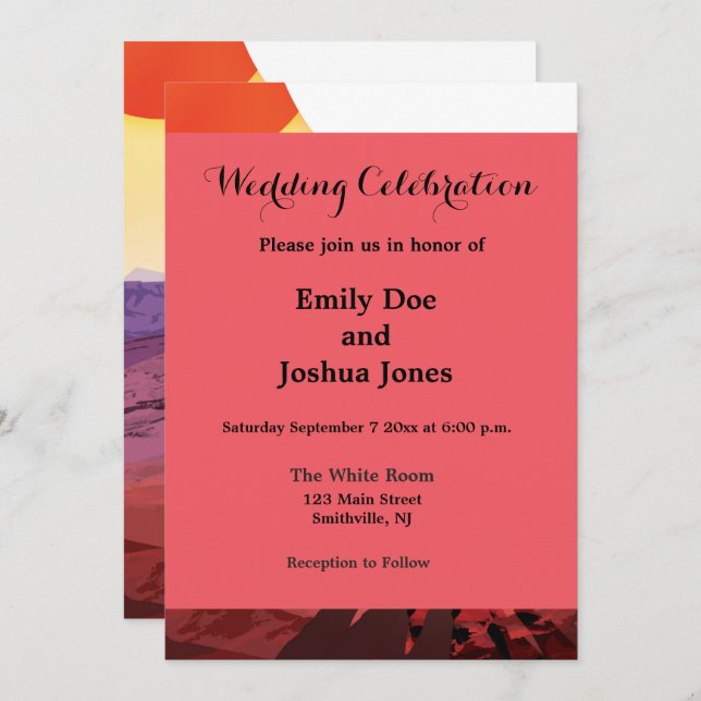 Kepler Space Travel Destination Planet Adventure Invitation (Front/Back)