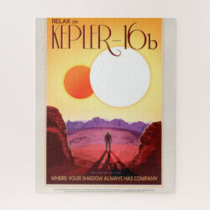 Kepler Space Travel Destination Planet Adventure Jigsaw Puzzle