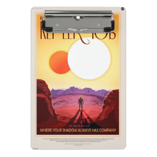 Kepler Space Travel Destination Planet Adventure Mini Clipboard