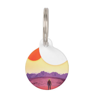 Kepler Space Travel Destination Planet Adventure Pet Tag