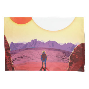 Kepler Space Travel Destination Planet Adventure Pillowcase