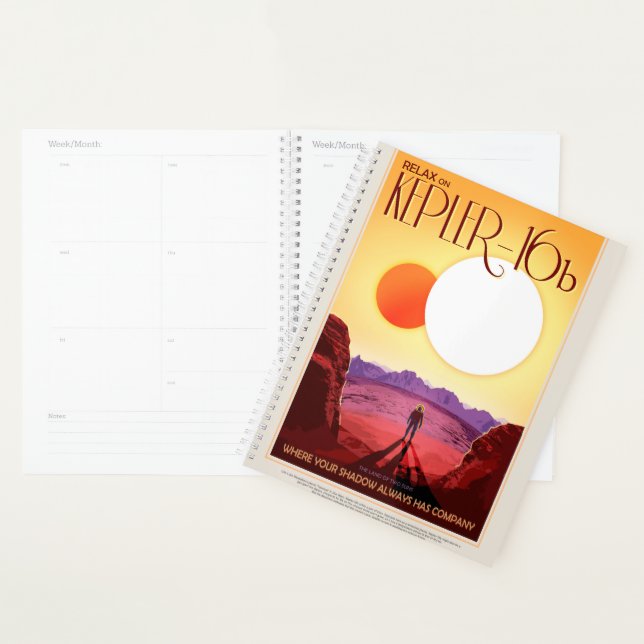 Kepler Space Travel Destination Planet Adventure Planner (Display)