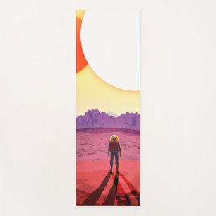 Kepler Space Travel Destination Planet Adventure Yoga Mat