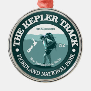 Kepler Track (T) Metal Ornament